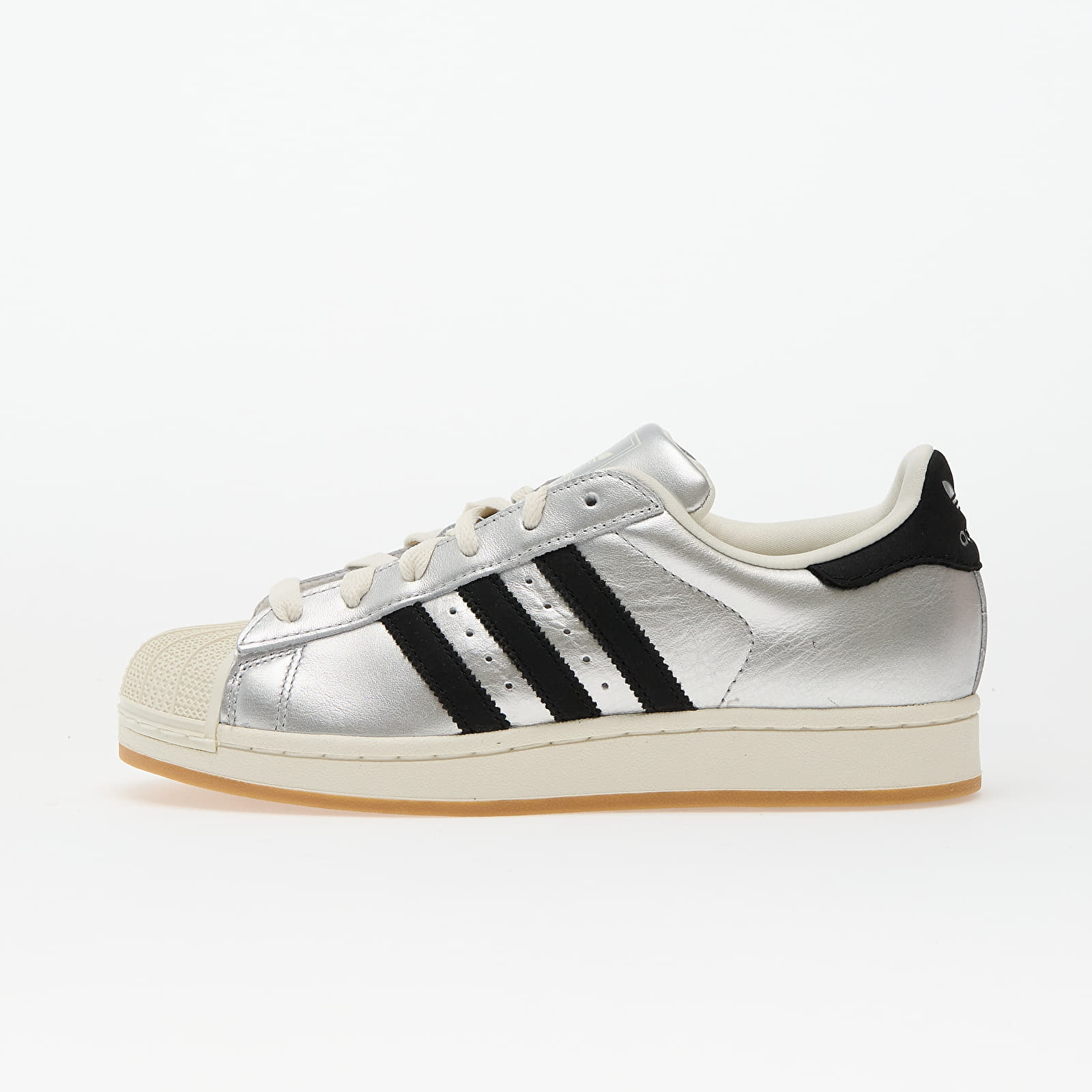 Damen Sneaker und Schuhe adidas Superstar II W Silver Metallic/ Off White/ Gum