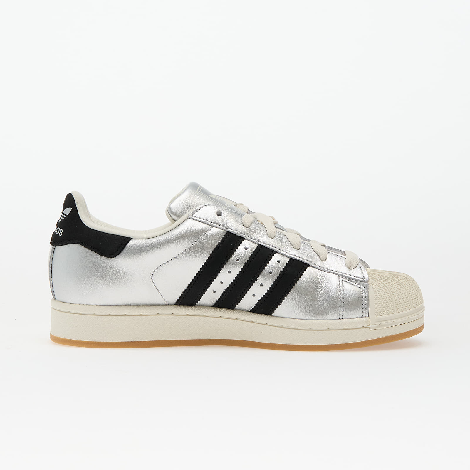 Damen Sneaker und Schuhe adidas Superstar II W Silver Metallic/ Off White/ Gum