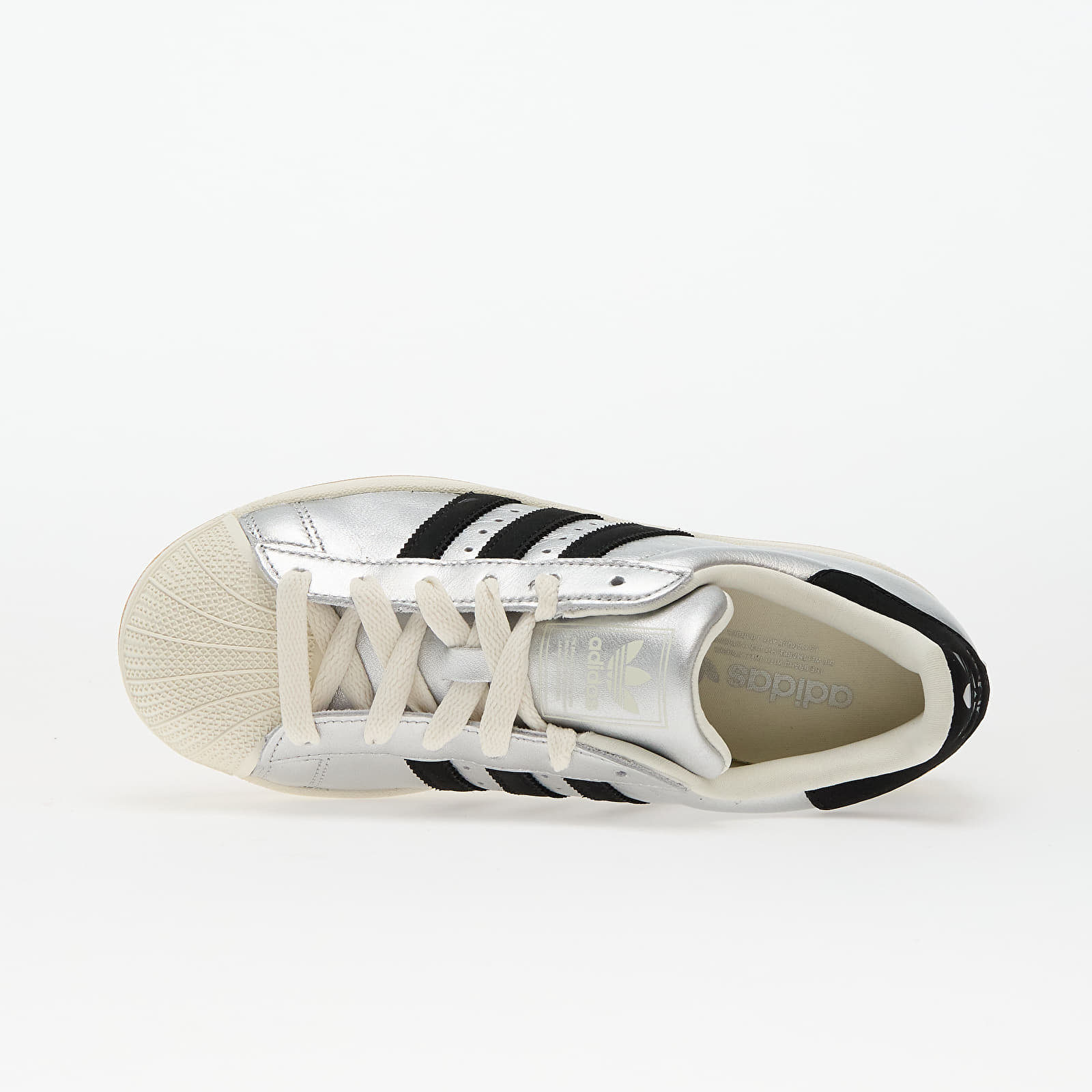 Damen Sneaker und Schuhe adidas Superstar II W Silver Metallic/ Off White/ Gum