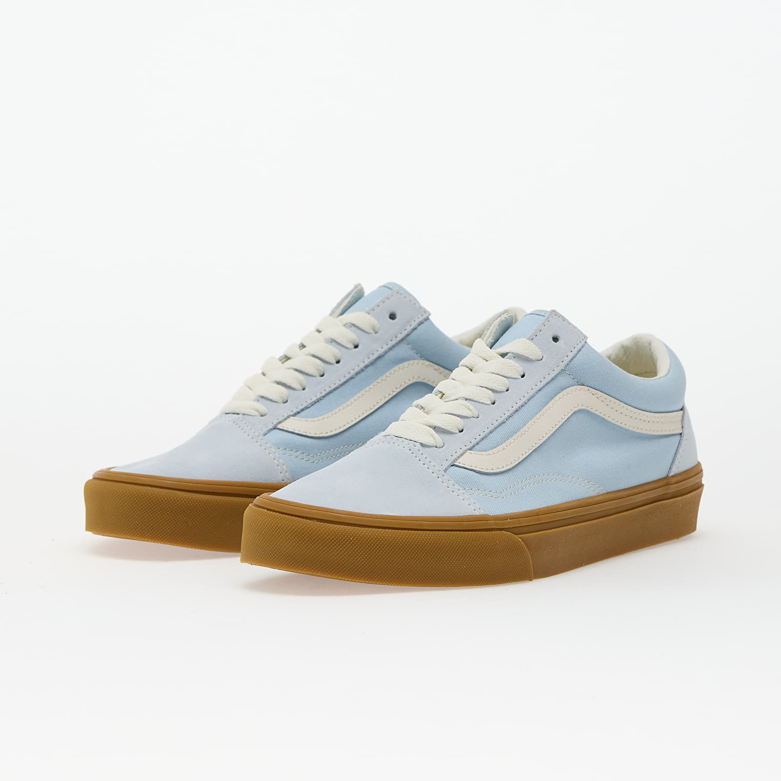 Herren Sneaker und Schuhe Vans Old Skool Light Blue/ Gum
