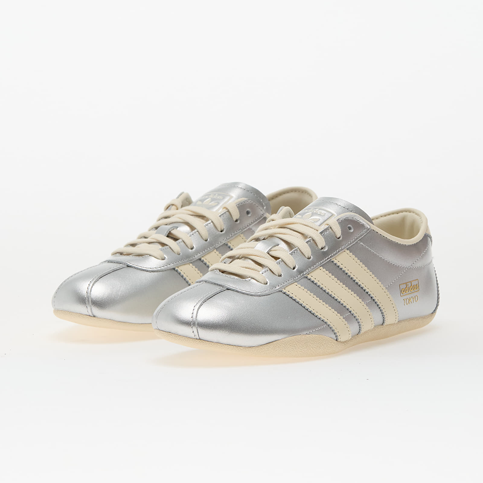 Women's shoes adidas Tokyo W Silver Metallic/ Crew White/ Gold Metallic