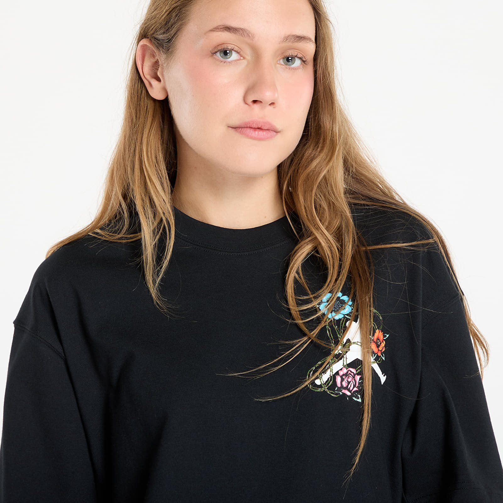 T-Shirts Jordan Flight Women's Oversized Graphic T-Shirt Black