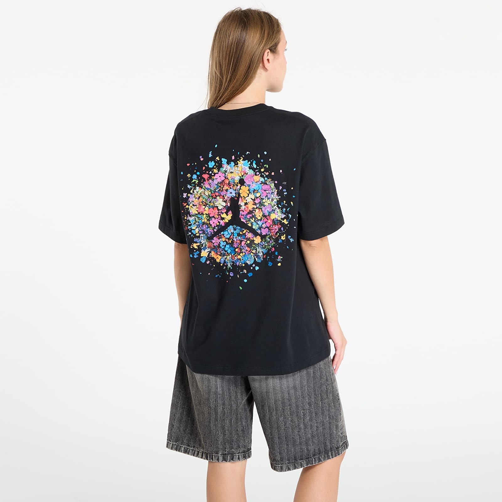 T-Shirts Jordan Flight Women's Oversized Graphic T-Shirt Black