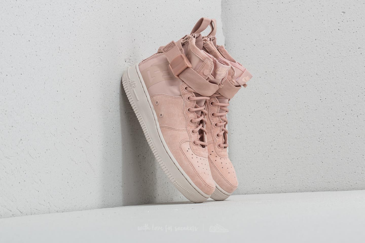 Nike air force 1 mid femme beige clearance