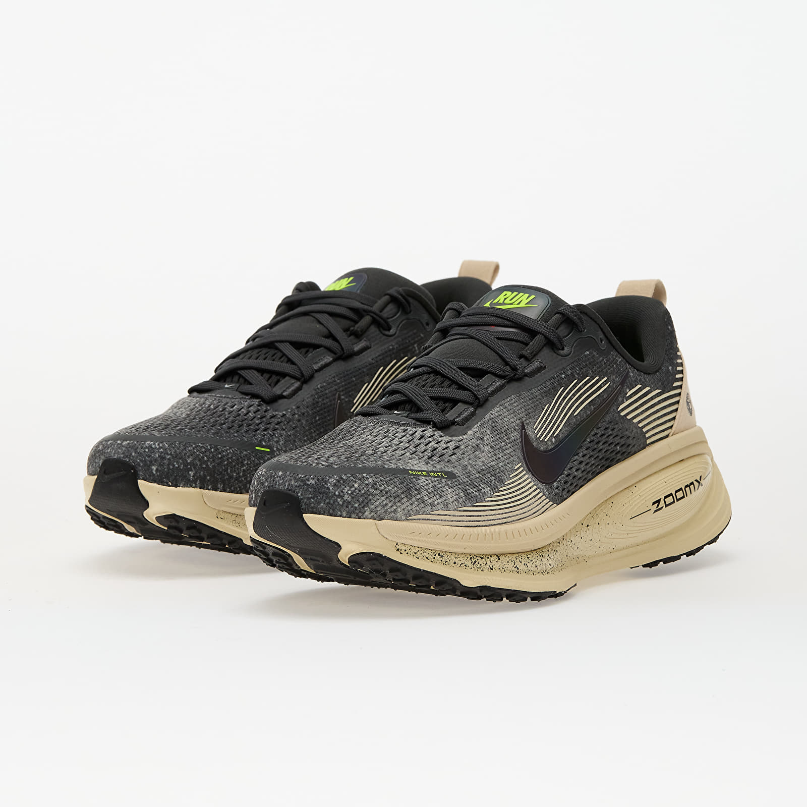 Мъжки кецове и обувки Nike Vomero 18 Oatmeal/ Black-Anthracite-Volt-Lt Crimson-Mtlc Silver