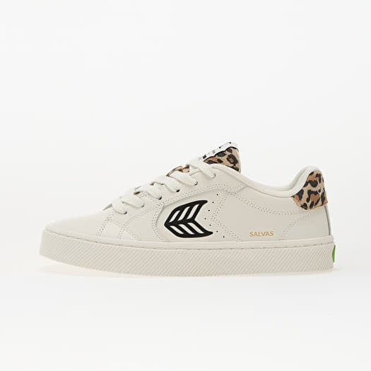 Cariuma W Salvas White/ Leopard Print