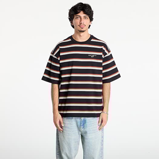 T-shirt Carhartt WIP S/S Holm T-Shirt UNISEX Holm Stripe/ Black