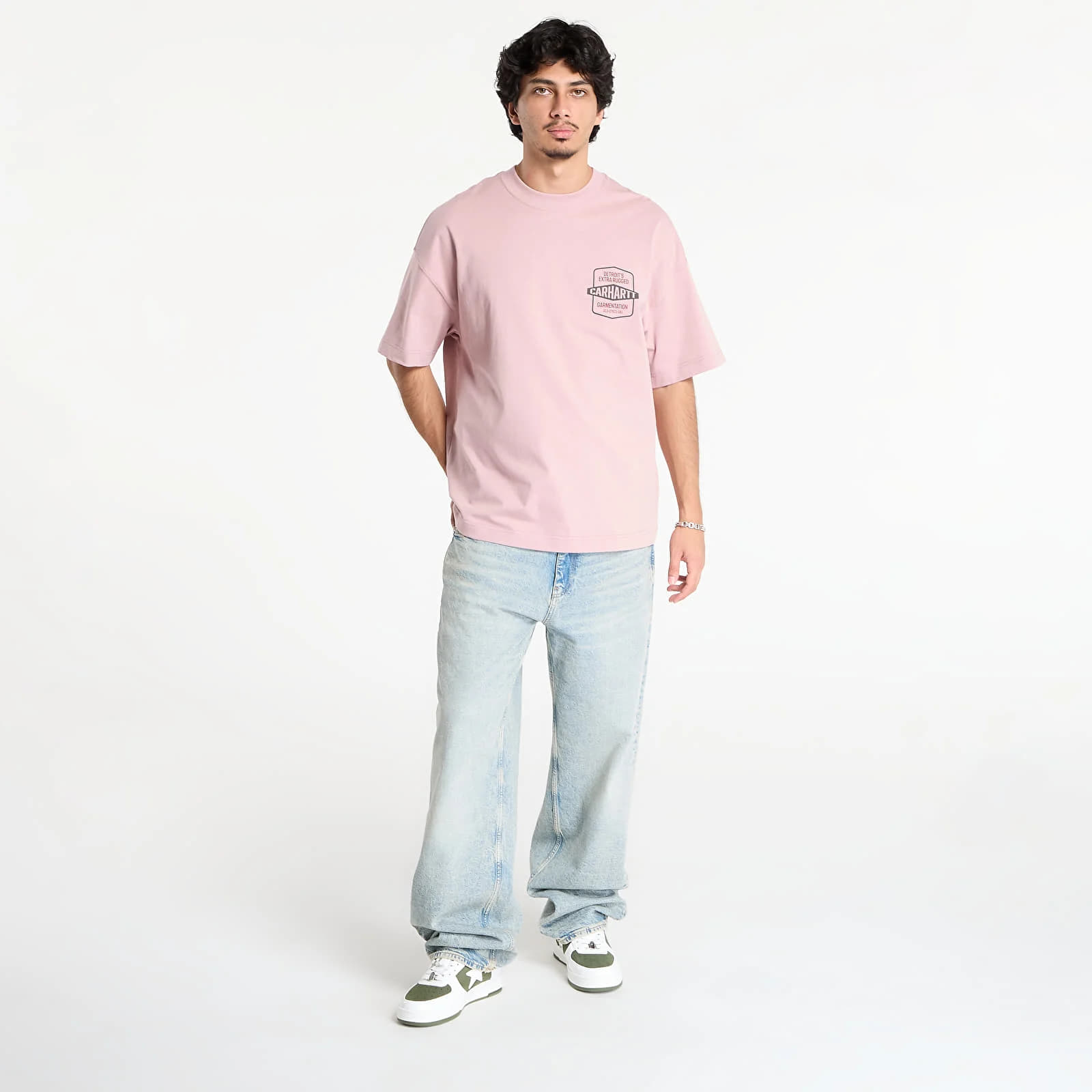 Тениски Carhartt WIP S/S Networks T-Shirt UNISEX Glassy Pink