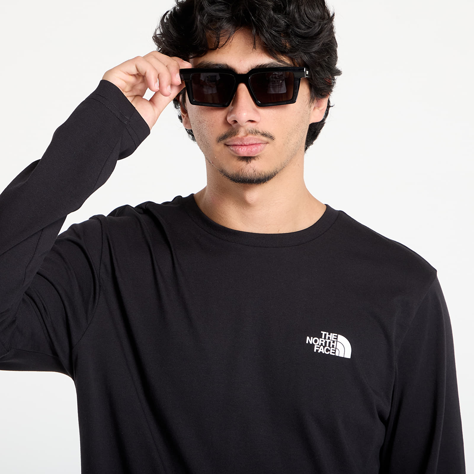 T-Shirts The North Face M L/S Simple Dome Tee TNF Black