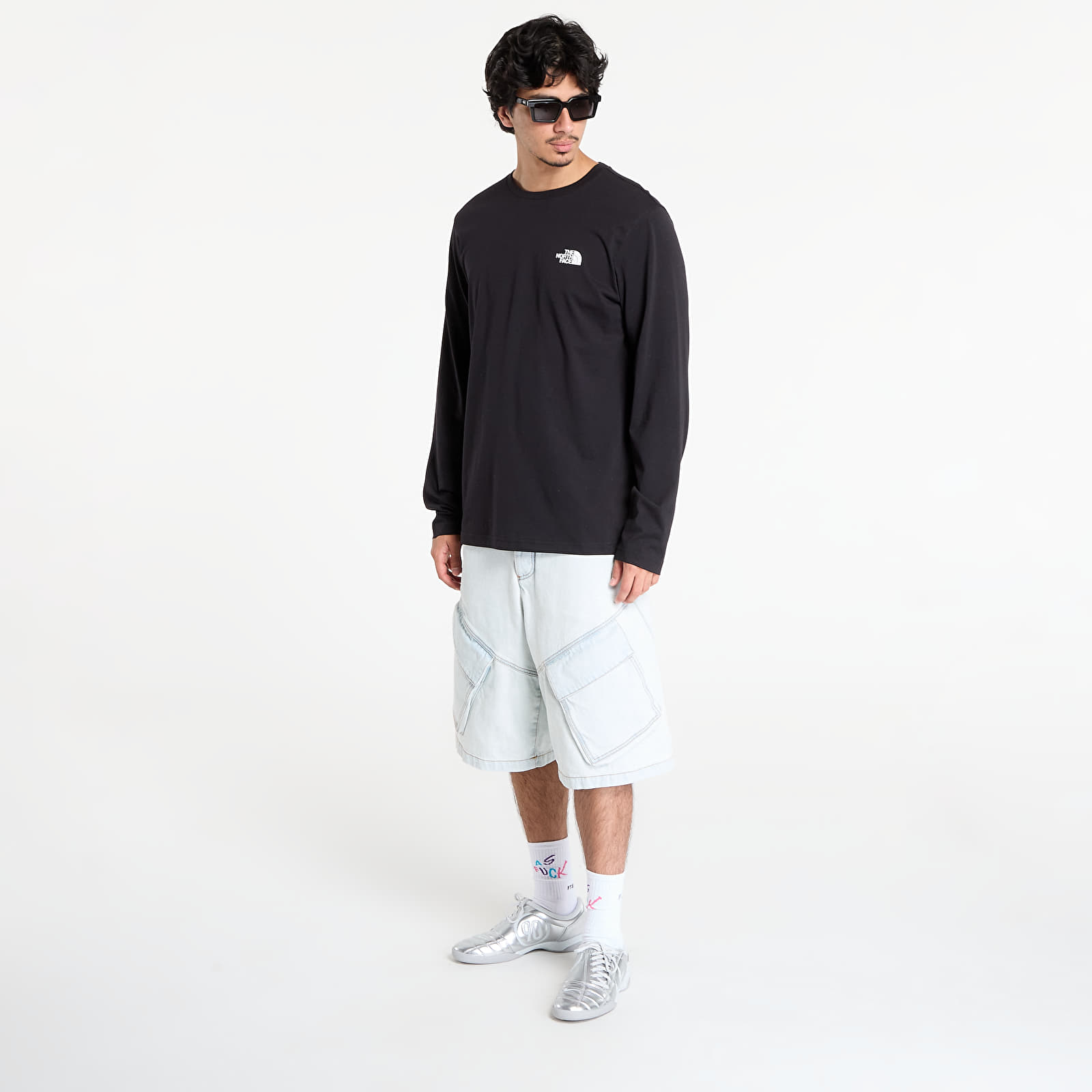 T-Shirts The North Face M L/S Simple Dome Tee TNF Black