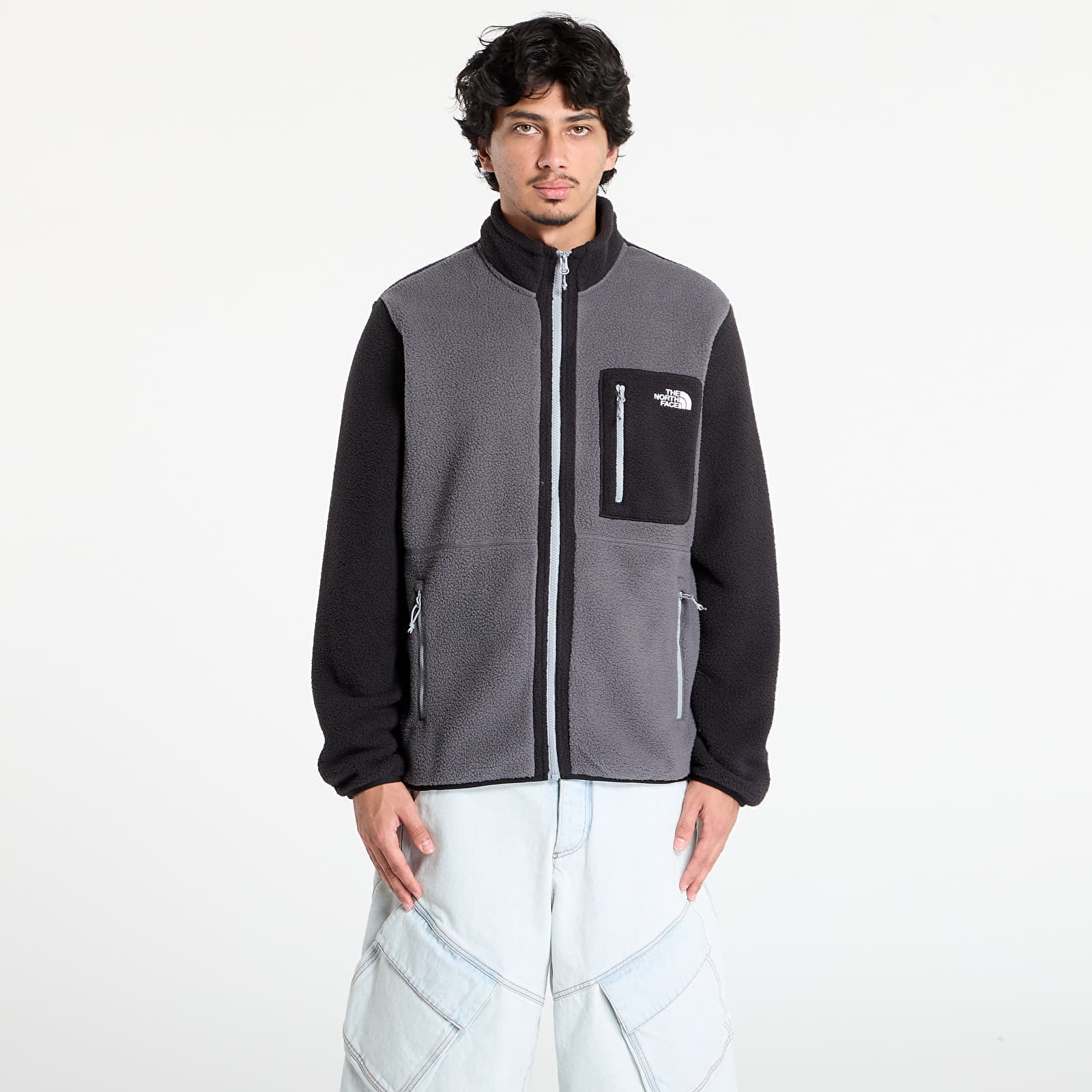 Sweatshirt The North Face M Yumiori Full Zip Anthracite Grey/ TNF Black M