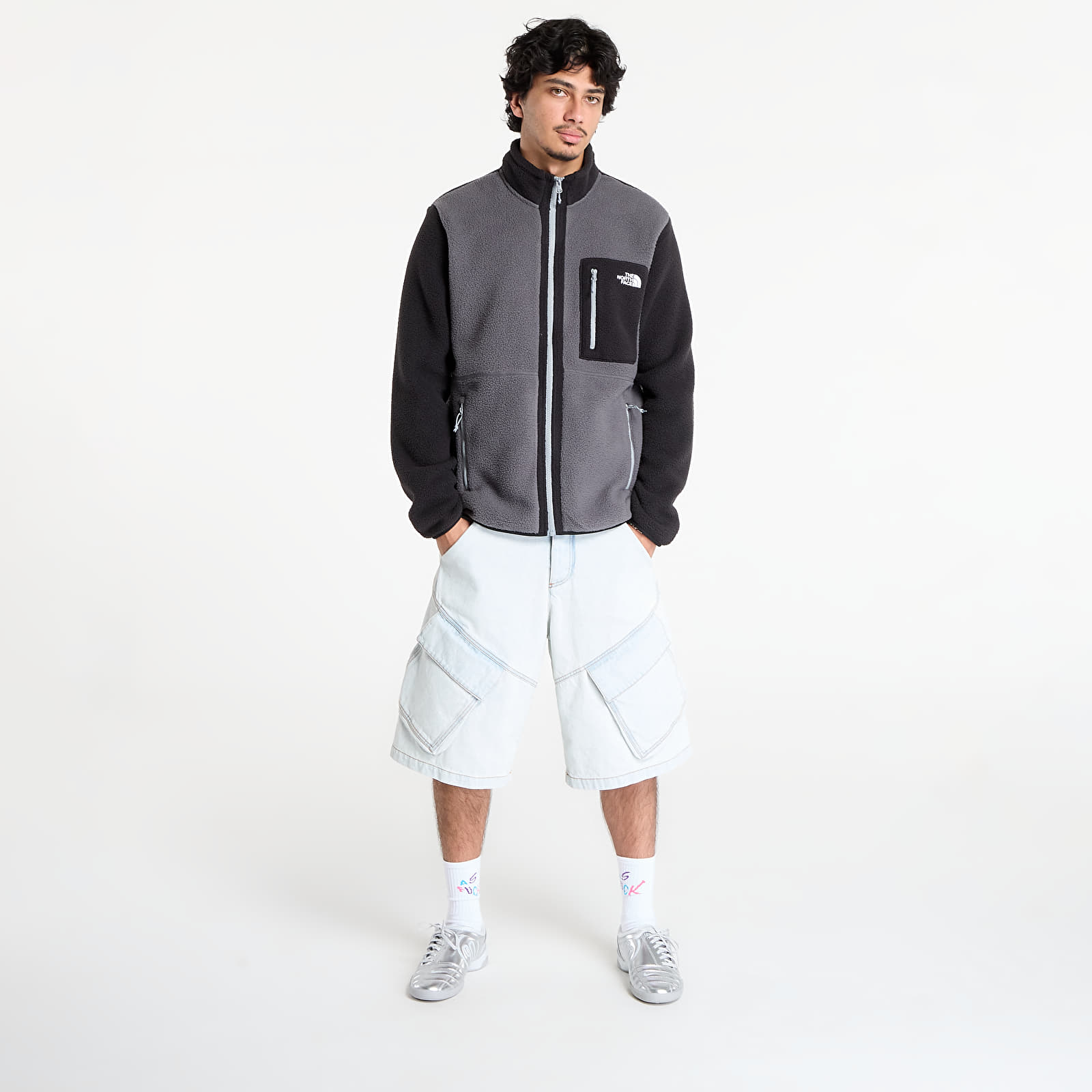 Суичърти The North Face M Yumiori Full Zip Anthracite Grey/ TNF Black
