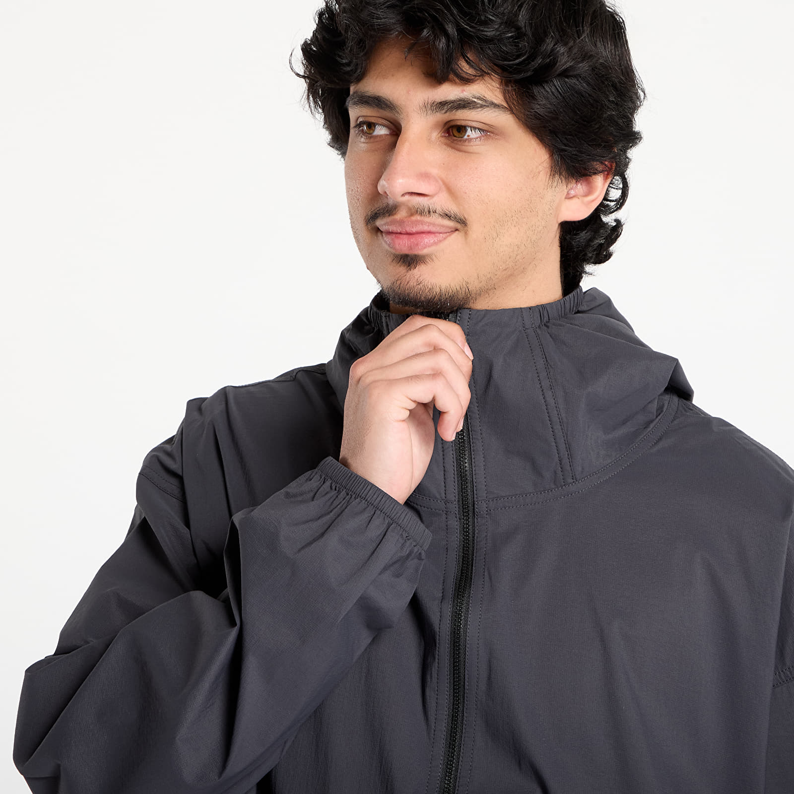 Jackets The North Face M Redbox Packable Hooded Wind Jacket Obsidian