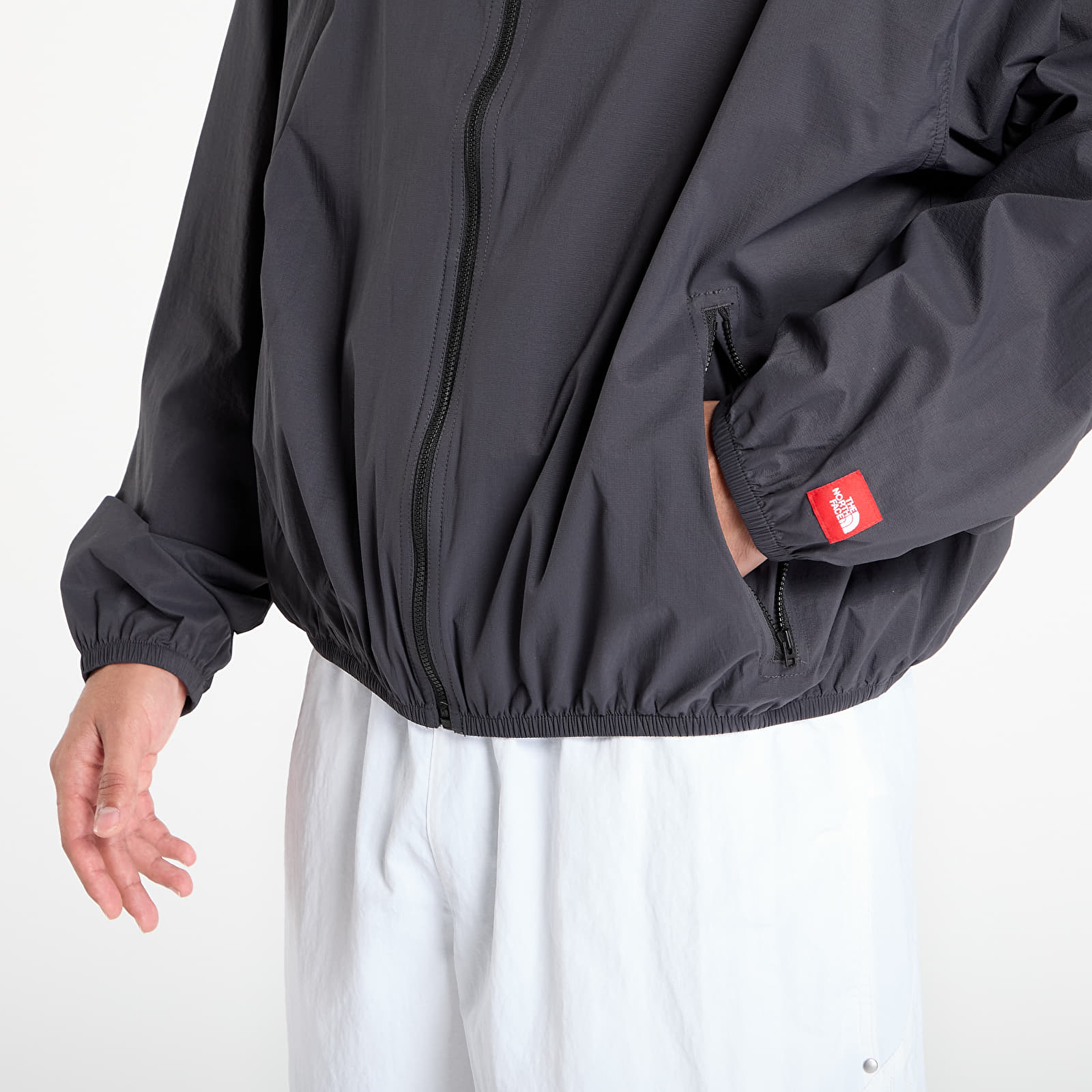 Jackets The North Face M Redbox Packable Hooded Wind Jacket Obsidian
