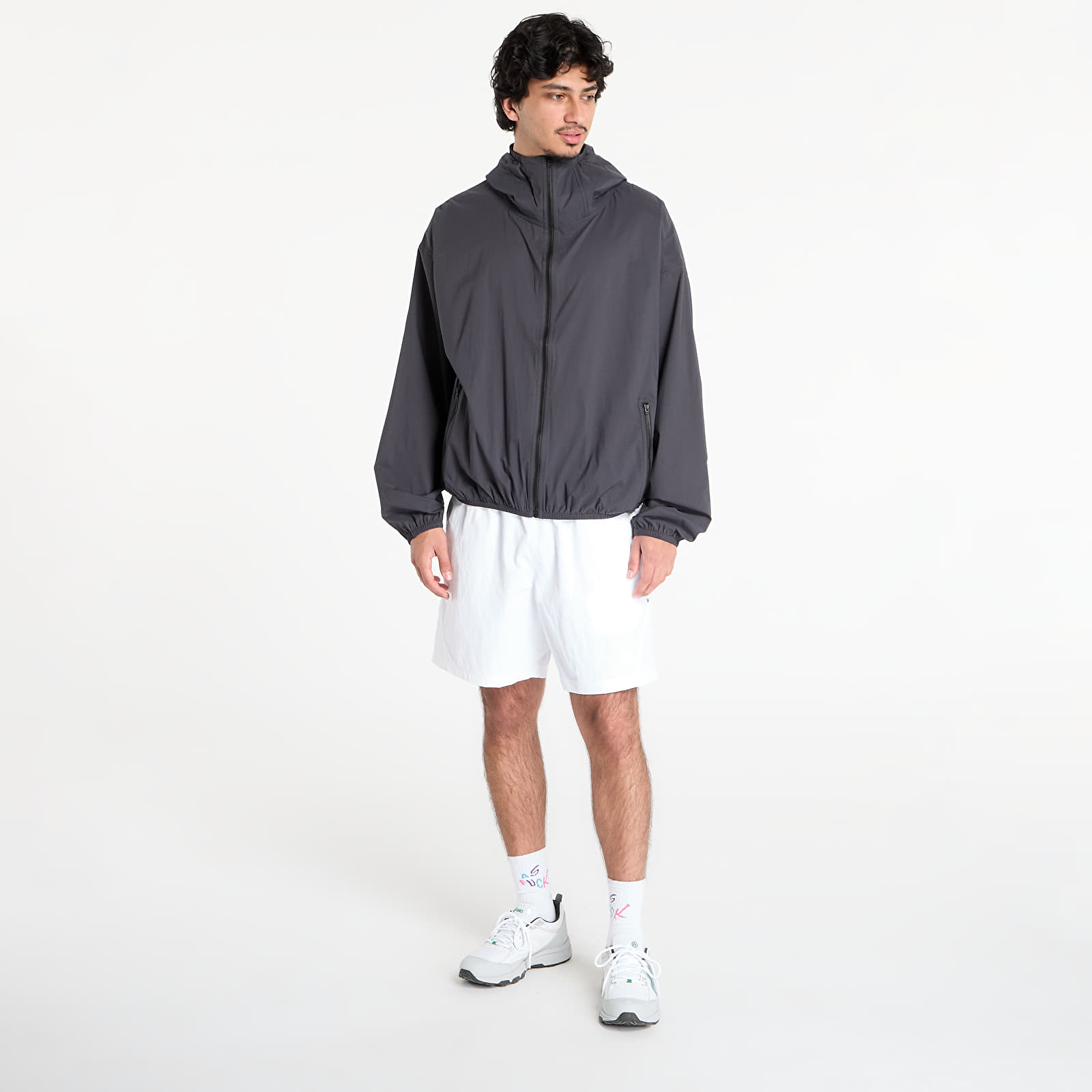 Jackets The North Face M Redbox Packable Hooded Wind Jacket Obsidian