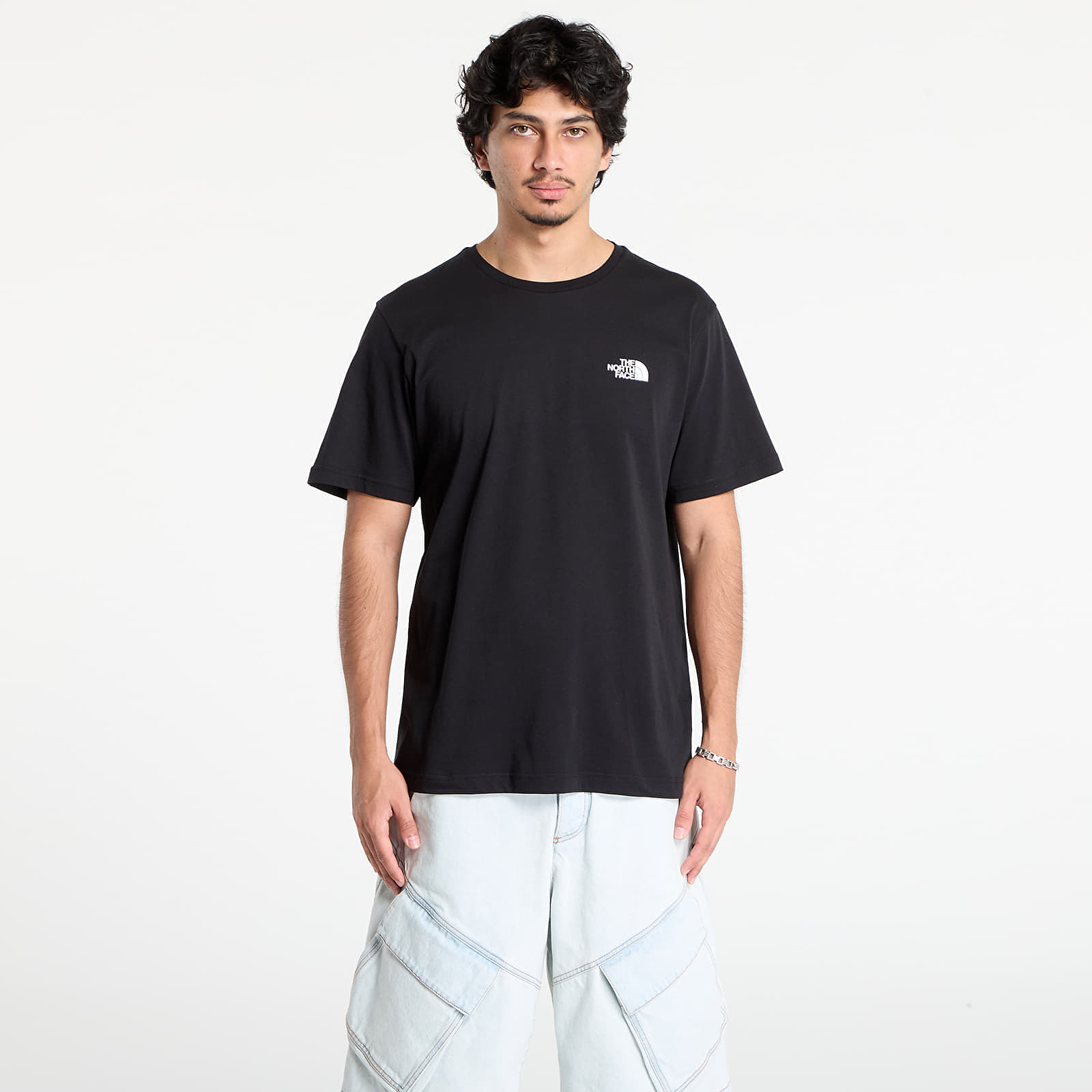 Тениска The North Face M Vertical Logo Ss Tee TNF Black S