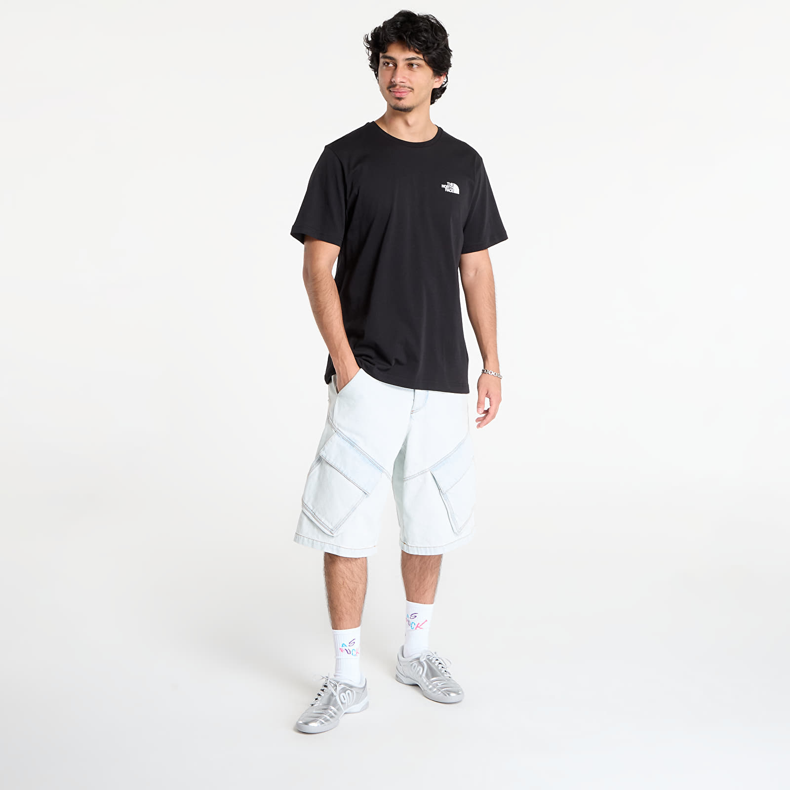 Тениски The North Face M Vertical Logo Ss Tee TNF Black