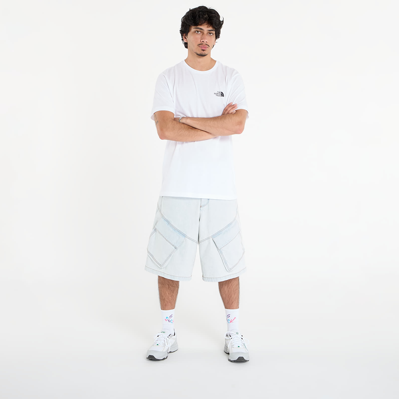Тениски The North Face M Vertical Logo Ss Tee TNF White