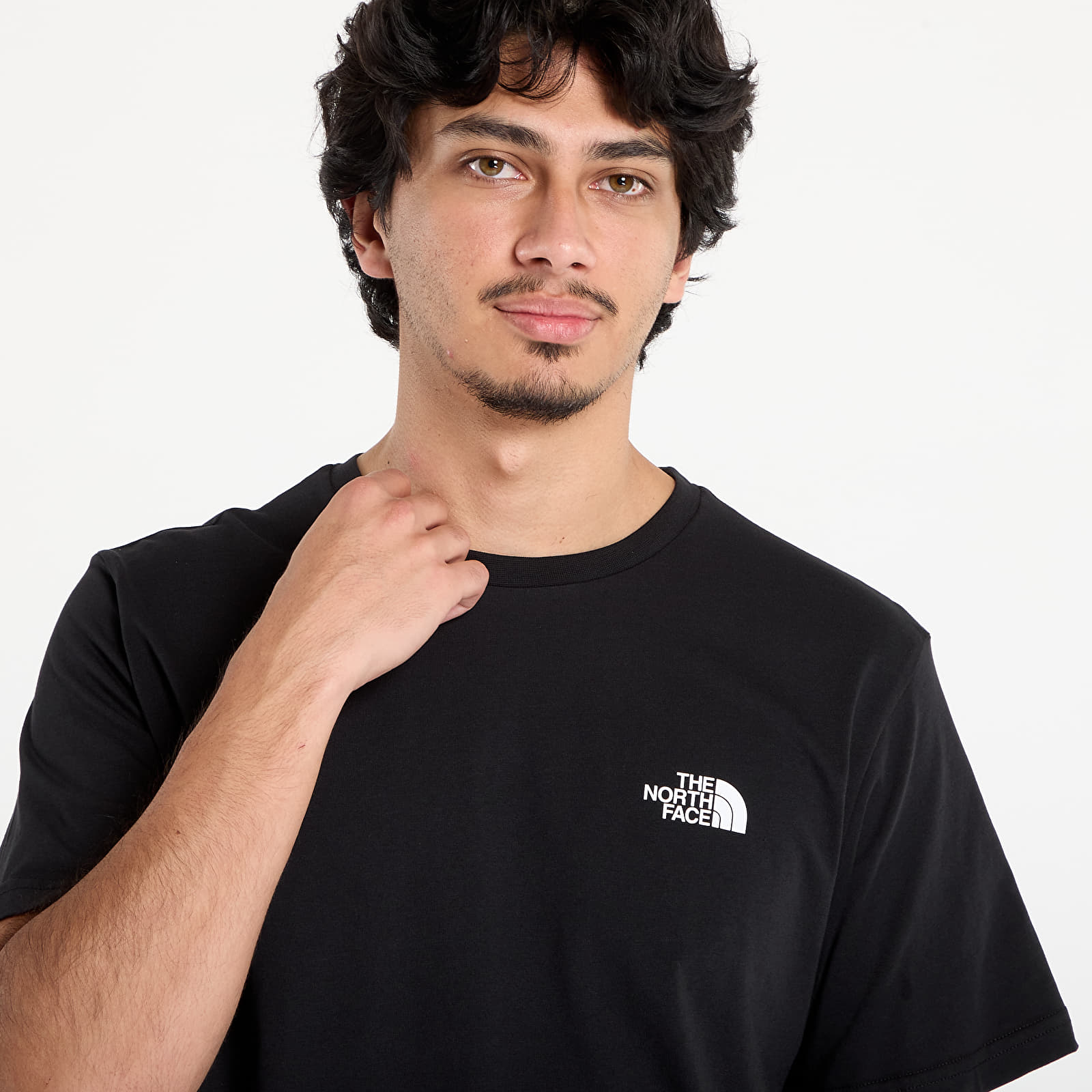 T-Shirts The North Face M Mountain Sketch Ss Tee TNF Black