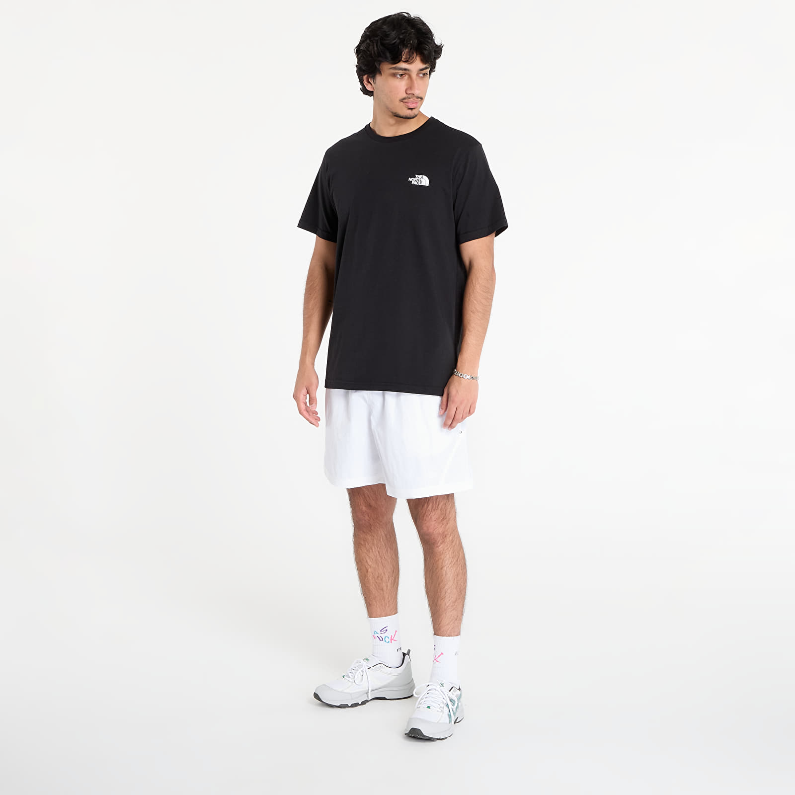 T-Shirts The North Face M Mountain Sketch Ss Tee TNF Black