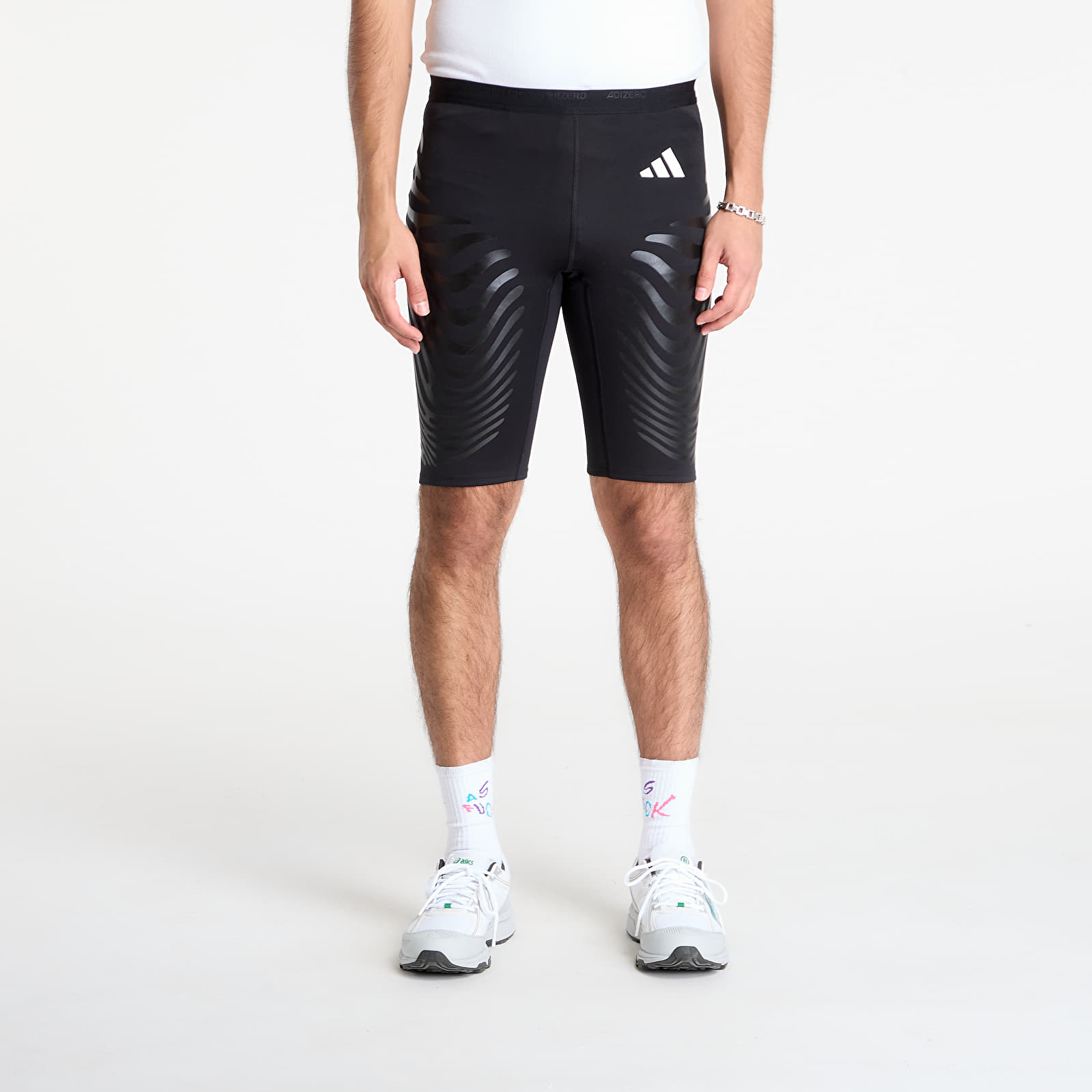 Къси панталони adidas Adizero Control Running Short Leggings Black