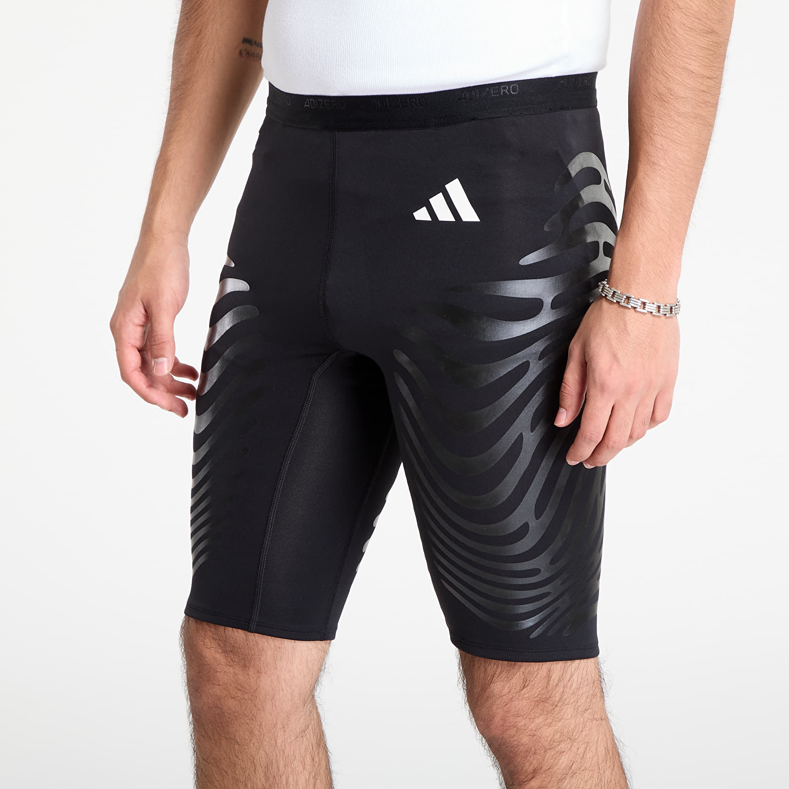 Къси панталони adidas Adizero Control Running Short Leggings Black
