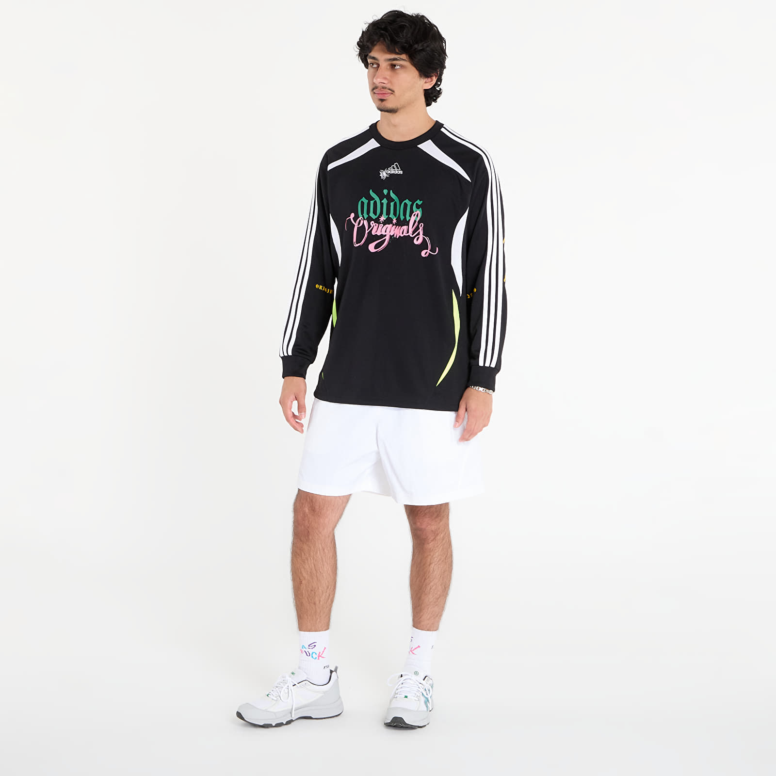 T-shirts adidas Spiders Goalkeeper Loose Long-sleeve Top White