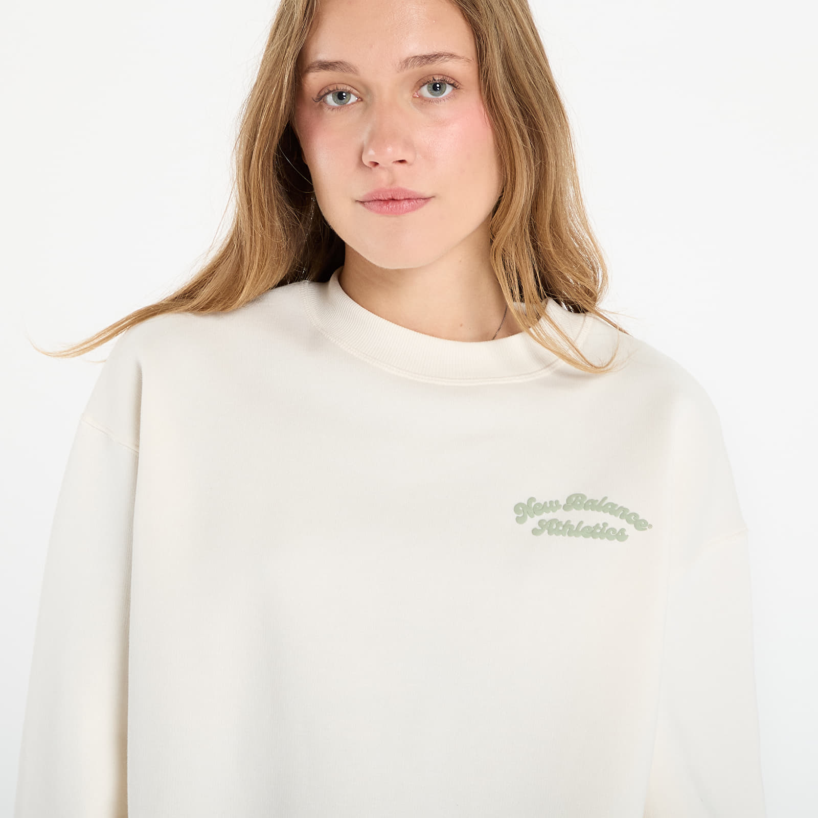 Sweatjacken und Sweatshirts New Balance Linear Heritage Fleece Crew Permafrost