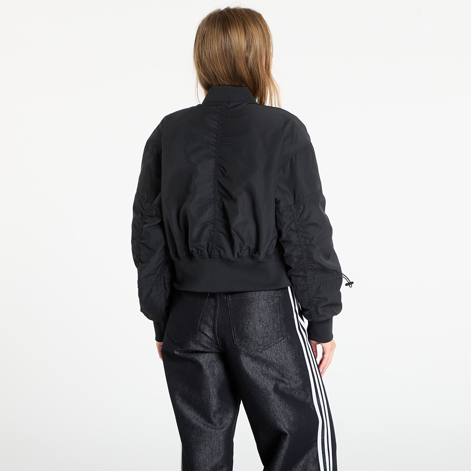 Бомбъри adidas by Stella McCartney TrueNature Woven Bomber Cropped Jacket Black