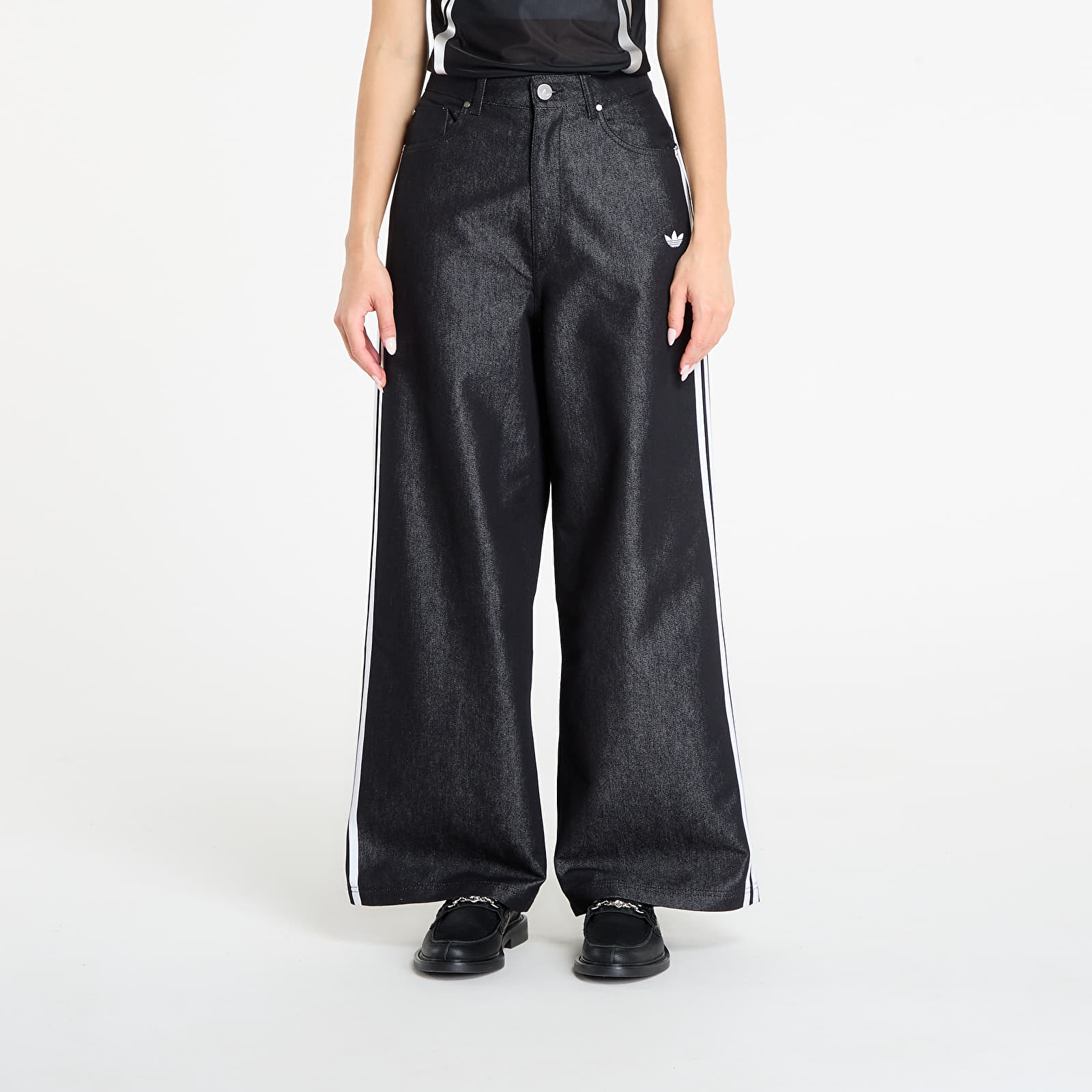 Панталони adidas Adilenium Season 4 Teamgeist Baggy Shine Denim Joggers Black