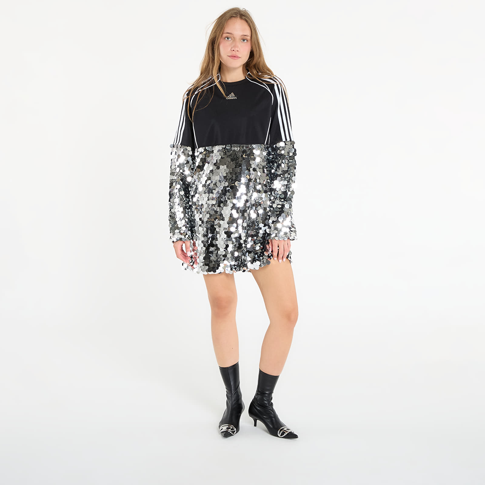 Dress adidas Adilenium Season 4 Teamgeist Sequins Mini Dress Black