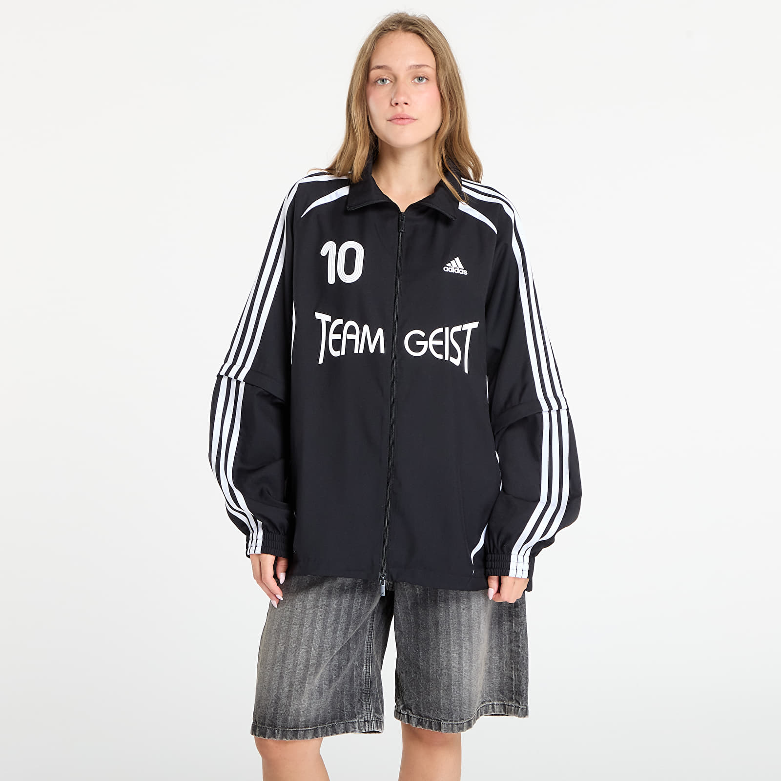 Jacken adidas Adilenium Season 4 Teamgeist Oversized Track Top Black