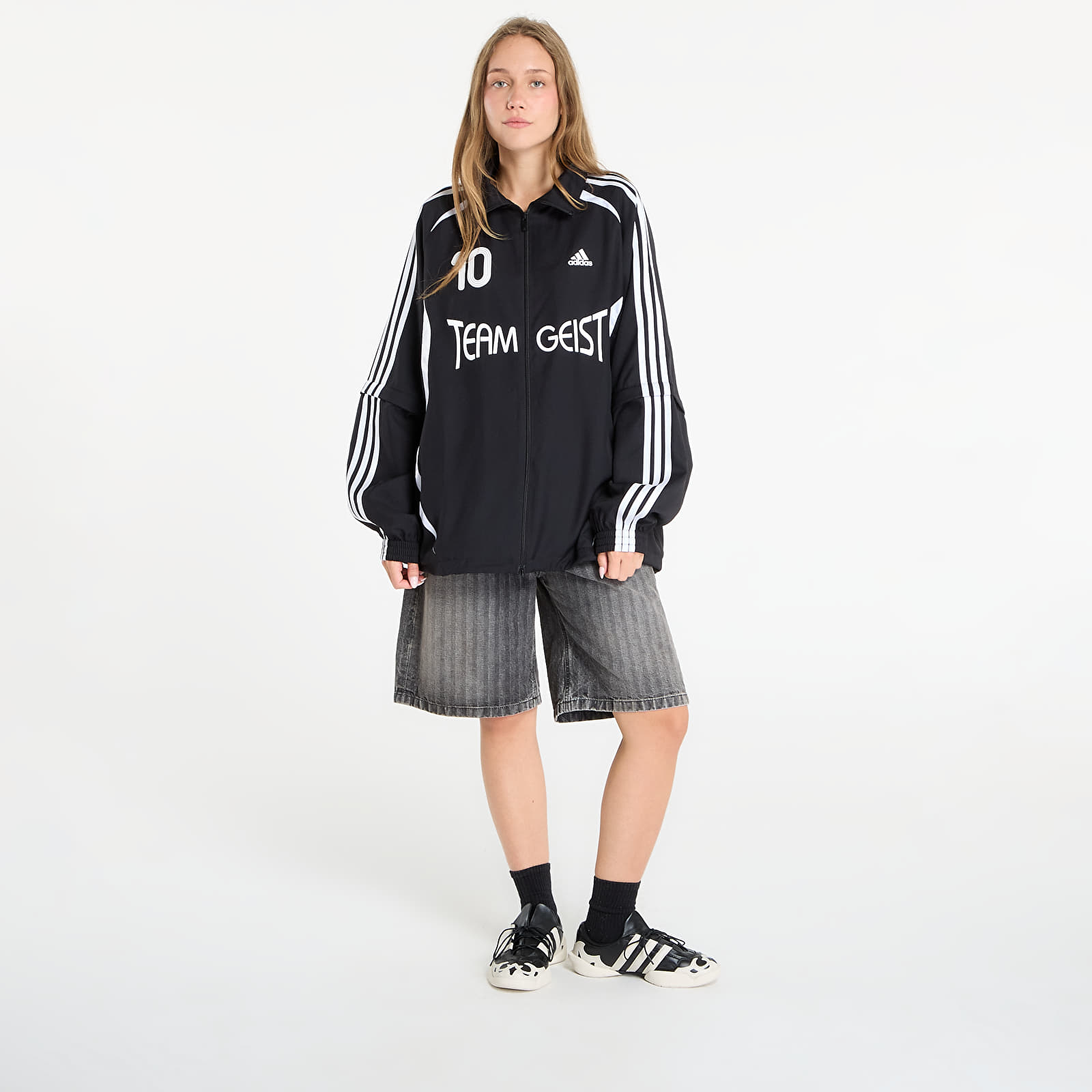 Jacken adidas Adilenium Season 4 Teamgeist Oversized Track Top Black