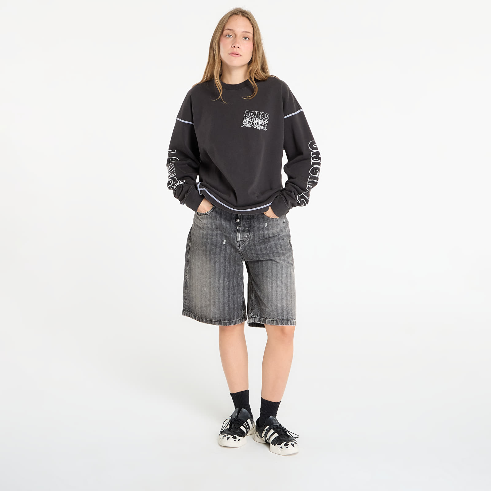 Тениски adidas Wilshire Longsleeve T-Shirt UNISEX Black