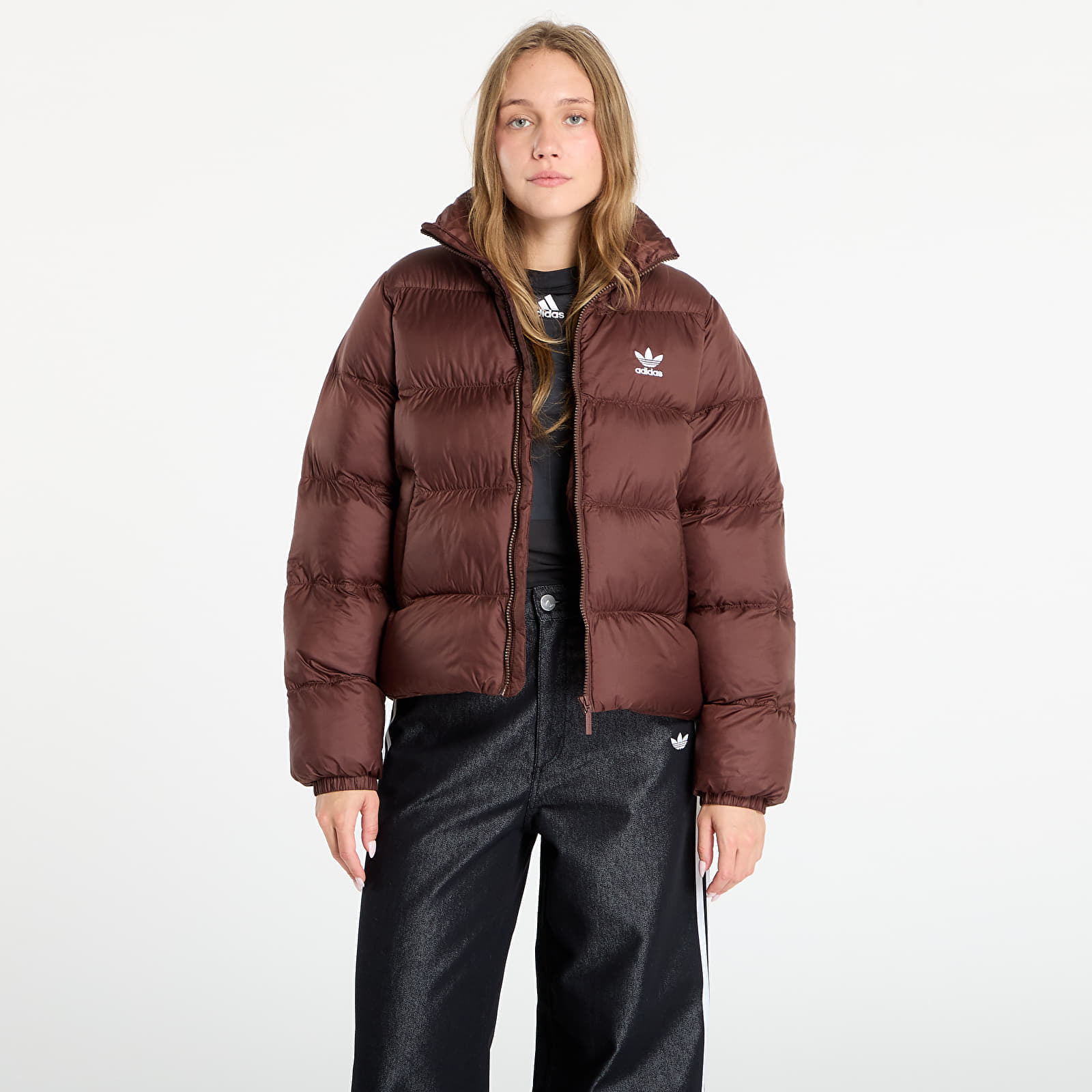 Chaqueta adidas Adicolor Short Puffer Jacket Auburn XS