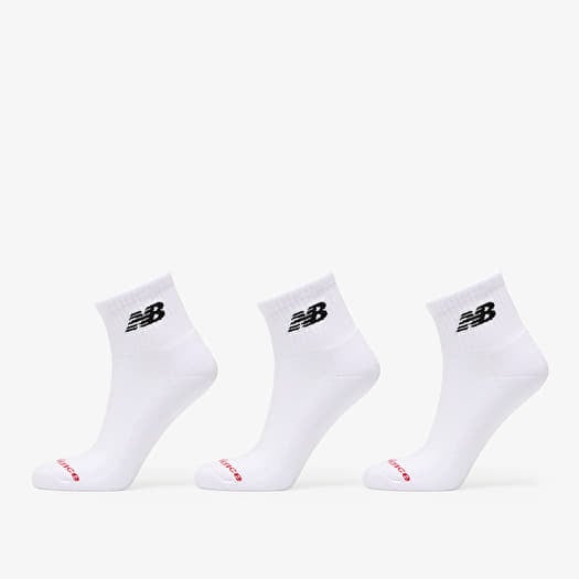 New Balance Everyday Ankle Socks 3-Pack White