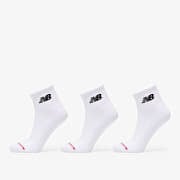 New Balance Everyday Ankle Socks 3-Pack White