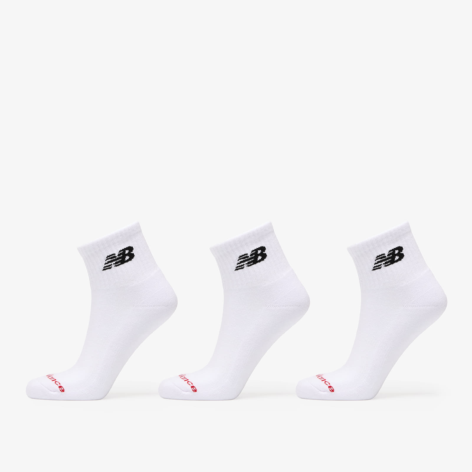 Чорапи New Balance Everyday Ankle Socks 3-Pack White