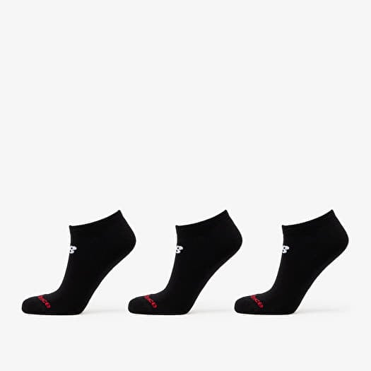 New Balance Everyday No Show Socks 3-Pack Black