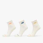 New Balance Everyday Ankle Socks 3-Pack Off White
