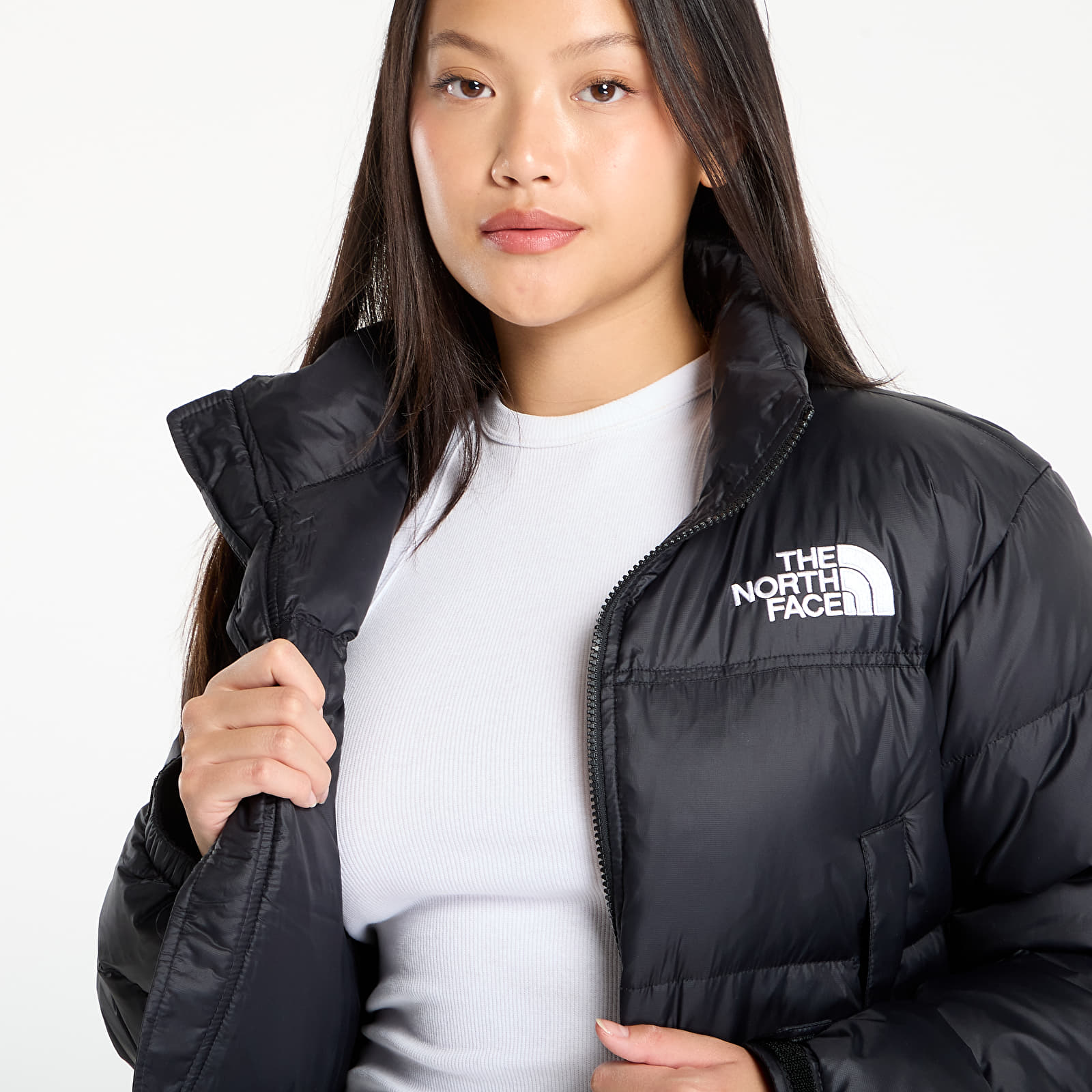 Daunenjacken - Frauen The North Face W Nuptse Short Jacket TNF Black/ TNF Black