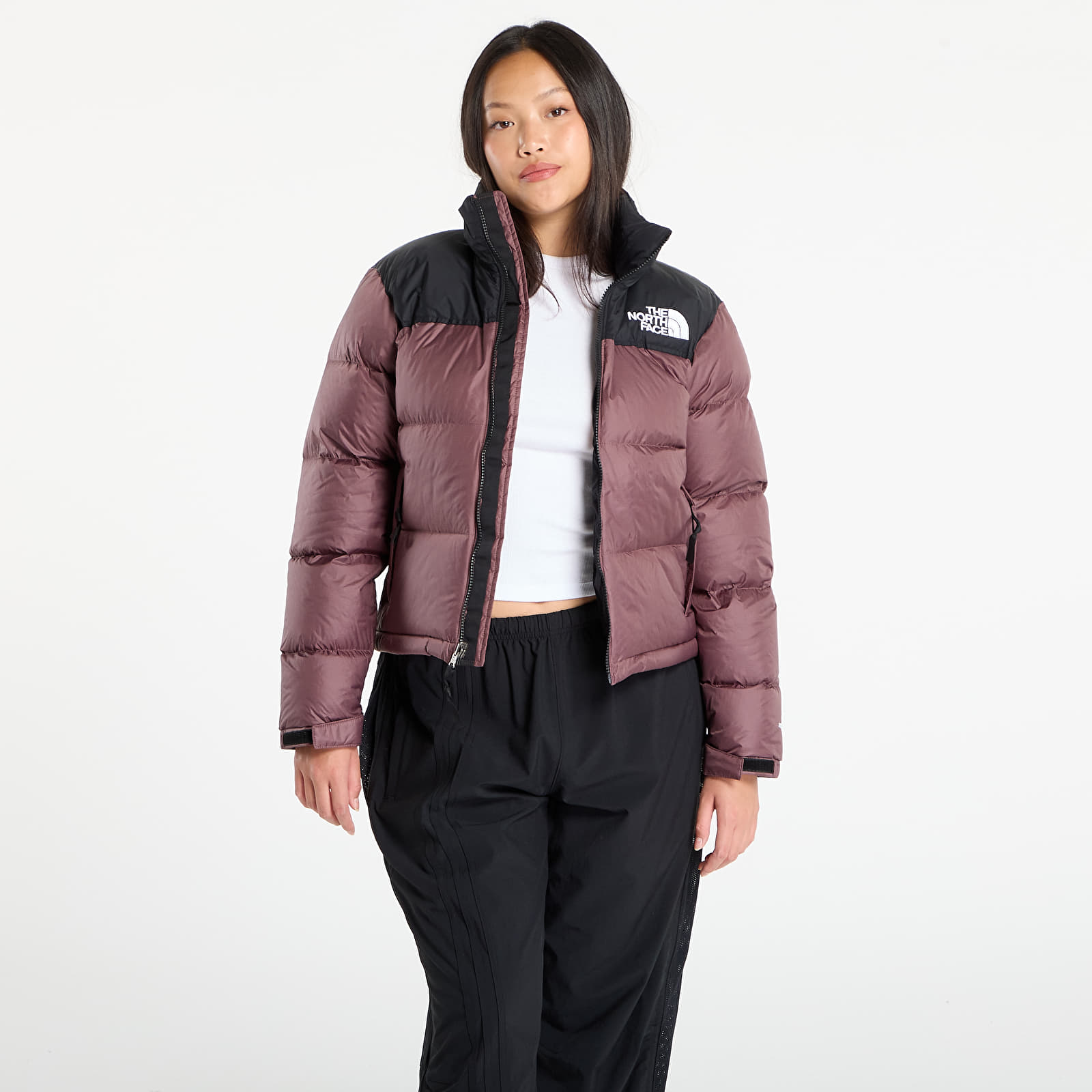 Дамски пухени якета The North Face W 1996 Retro Nuptse Jacket Tawny Quartz/ TNF Black