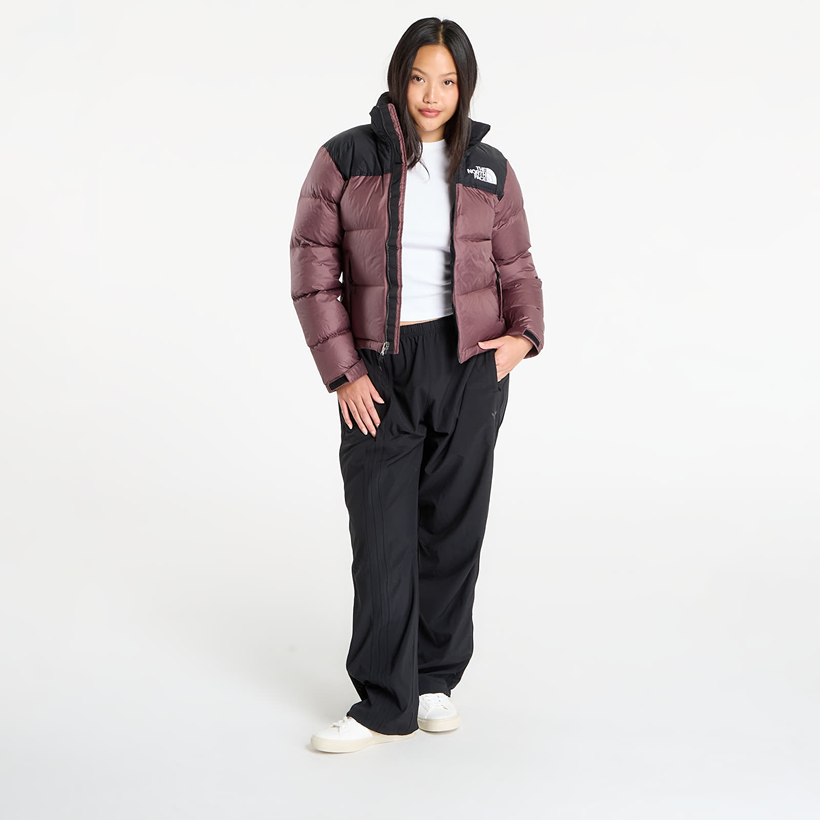 Дамски пухени якета The North Face W 1996 Retro Nuptse Jacket Tawny Quartz/ TNF Black