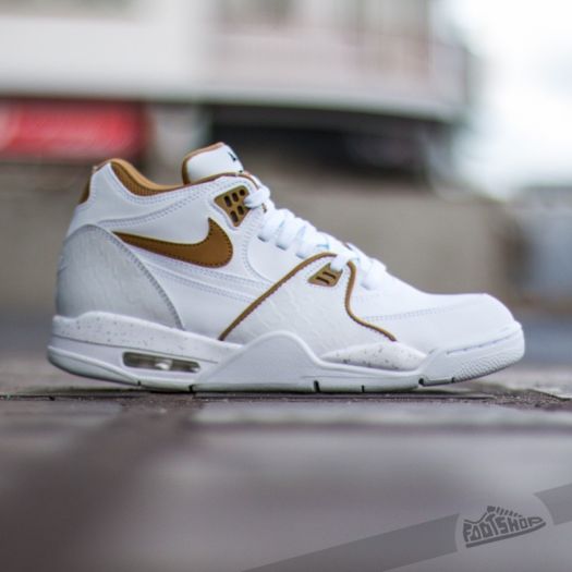 Nike air flight best sale 89 white gold