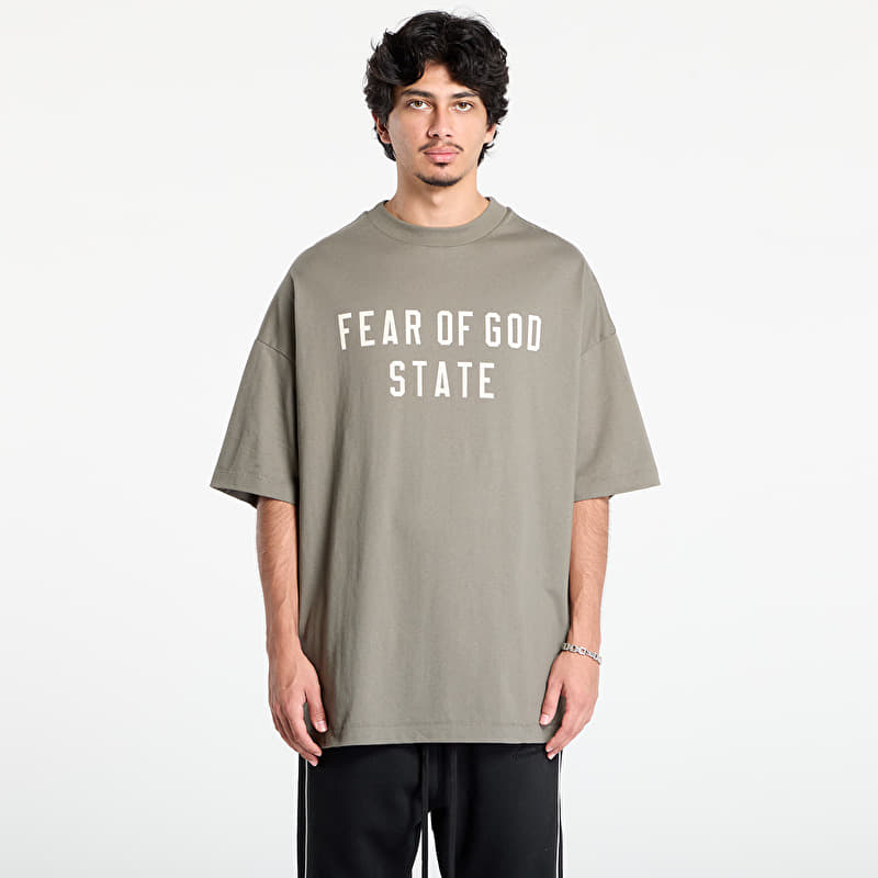 Fear of God Essentials 90's Short Sleeve Tee Moss | Footshop