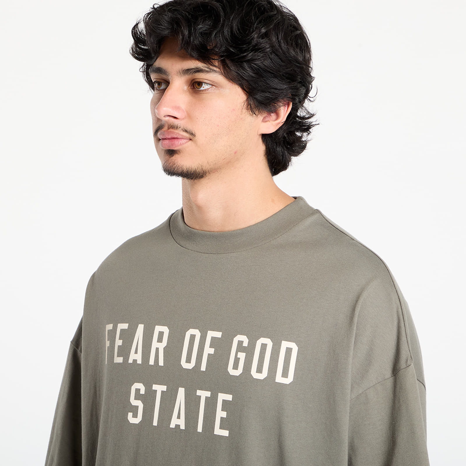 Тениски Fear of God Essentials 90's Short Sleeve Tee Moss