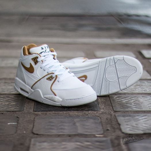 Nike air flight sales 89 white gold