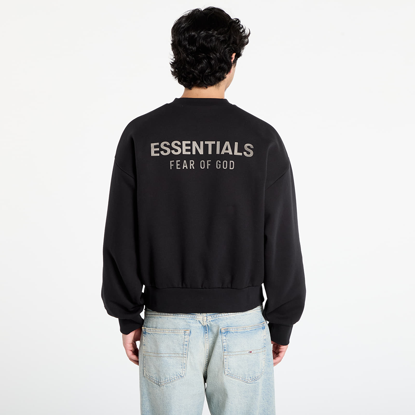 Hoodies and sweatshirts  Fear of God Essentials Classic Crew Neck Sweatshirt Jet Black