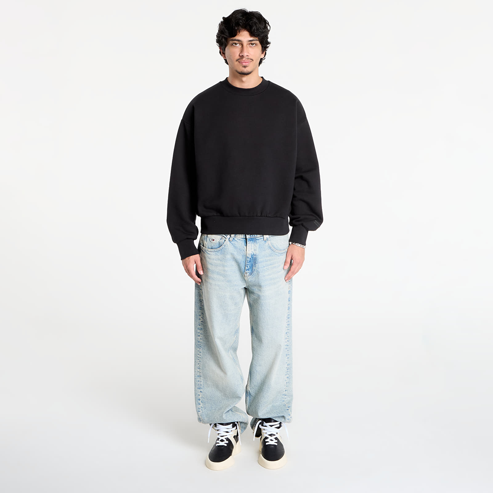 Hoodies and sweatshirts  Fear of God Essentials Classic Crew Neck Sweatshirt Jet Black