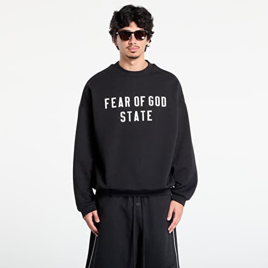 Fear of God Essentials 90's Crewneck Jet Black